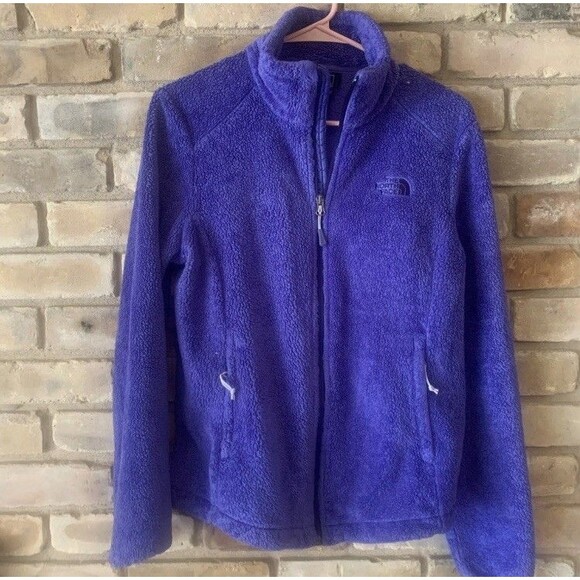 The North Face Full-Zip Purple Jacket Fleece Women Sz Small Zip Up Cozy - Picture 1 of 3